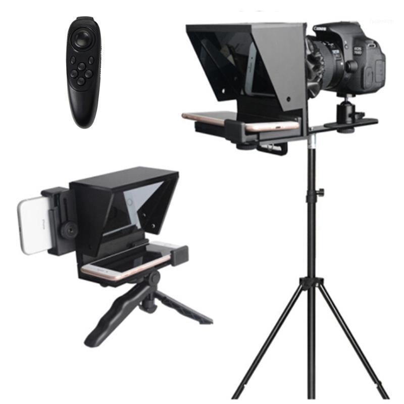 

Mini Teleprompter Portable Inscriber Mobile Teleprompter Artifact Video With Remote Control for Phone and DSLR Recording1