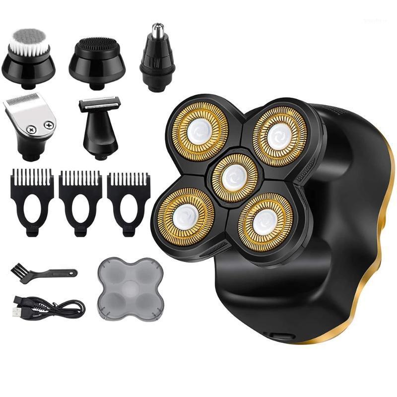 

WEIDZ 5D Floating Razor Skull Shape Multifunctional Razor for Men 6 in 1Electric Shaver Set Bald Machine Hair Clipper Blade Nose1