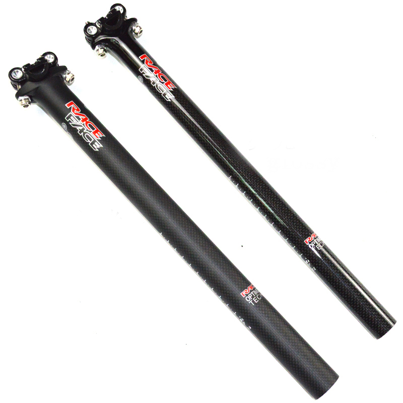 

RACE FACE NEXT Carbon Fiber Road Bicycle Seat Post MTB Bike Seat Tube Carbon Cycling Parts 350mm 400mm X 31.6 30.8 27.2MM Matte Glossy