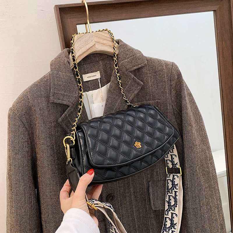 

HBP messenger bag handbag handbag The New designer woman bag high quality texture fashion fashion shoulder bag chain Plaid, Red