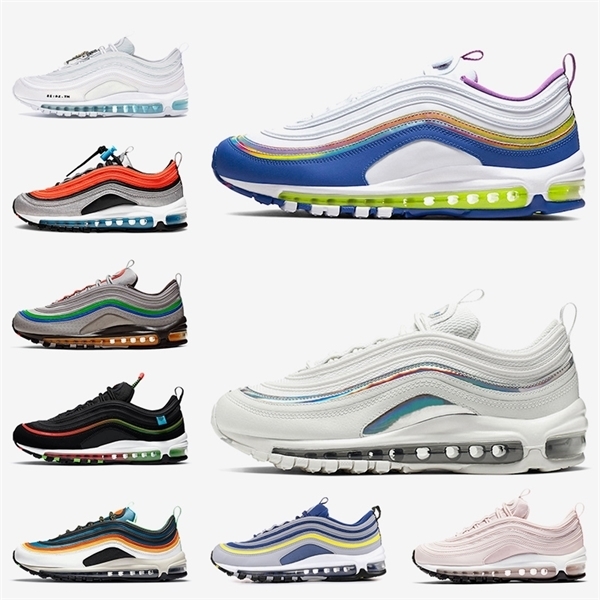 

Cheap Hot Fashion Iridescent EASTER Women Mens running shoes size 12 Outdoor Vibes Worldwide Black White GS Sky Trainers Michigan Sneakers