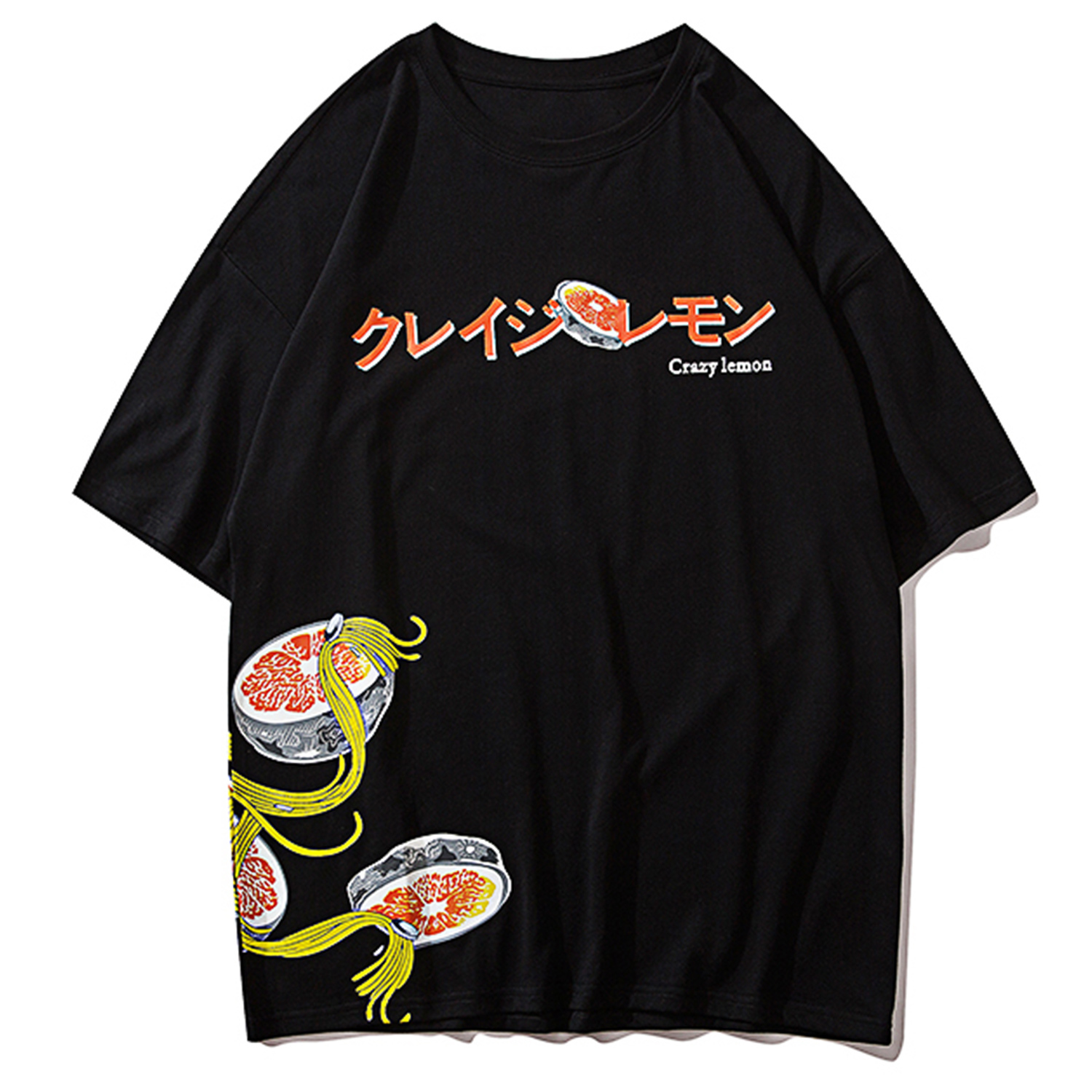 

2021 New Aden Fashion Printed Men's Street Famous Hip Hop Harajuku Short Sleeve Japanese Style Cotton T-shirt 86o2, White