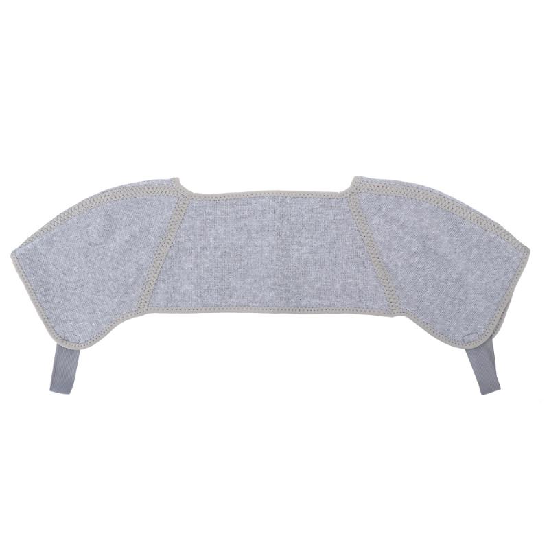 

1pc Warm Shoulder Brace Bamboo Charcoal Shoulder Support for Sports Fitness, Grey four seasons un