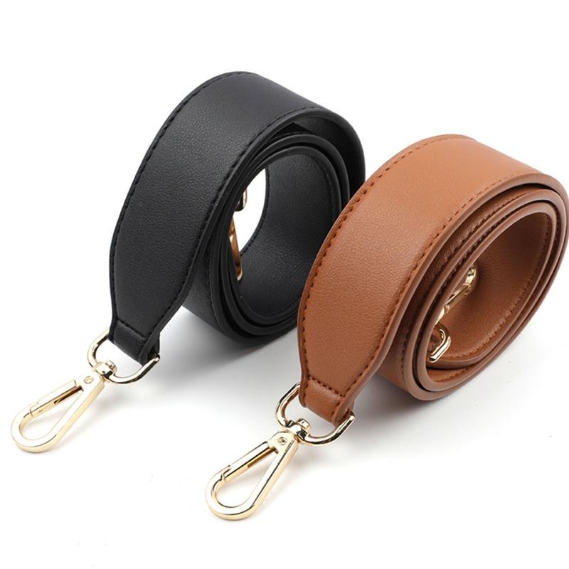 

Solid Color Split Women Bag Handles 90CM Messenger Bag Strap Replacement Parts Leather Female Shoulder Purses Belts