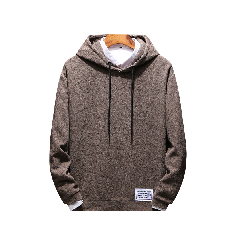 

2021 New Autumn Tag Men's Hoodies Harajuku Sweaty with Hip Hop Streetwear Man's Solid Occasional Training Big K131 ZUCR, Apricot