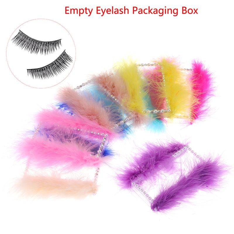 

Eyelash Packaging Box Lash Boxes Packaging Eyelashes Square Feather Empty Case