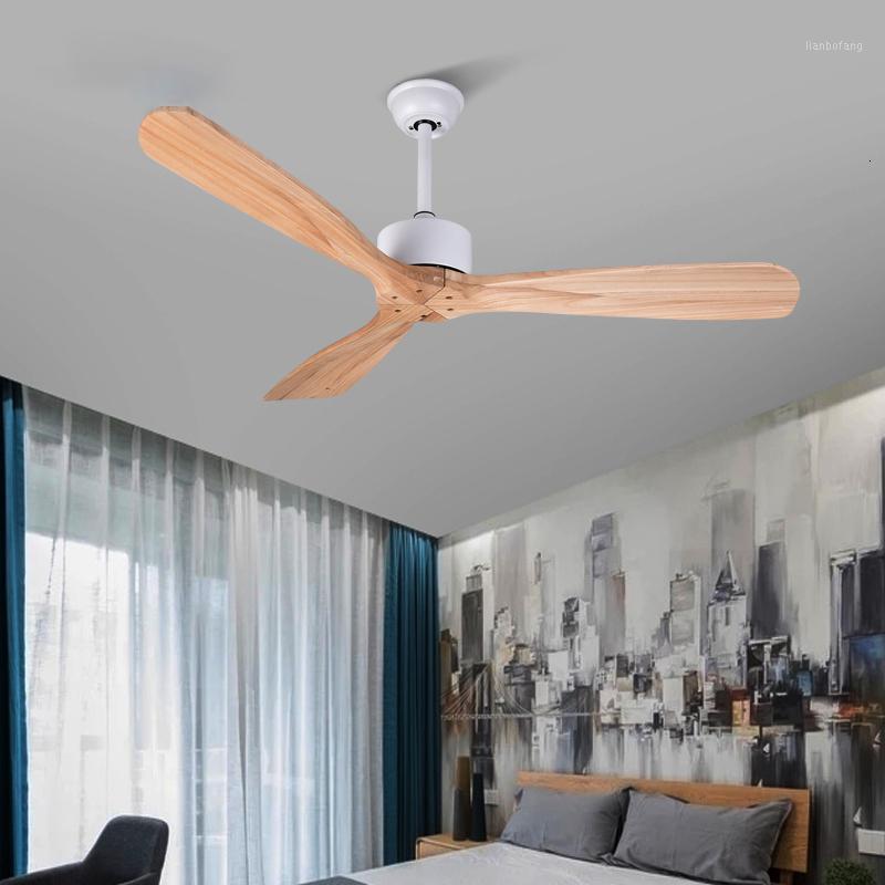 

Industrial Vintage Ceiling Fan Without Light Wooden Simple Ceiling Fans Remote Control Nordic Home Fining Room Fan1