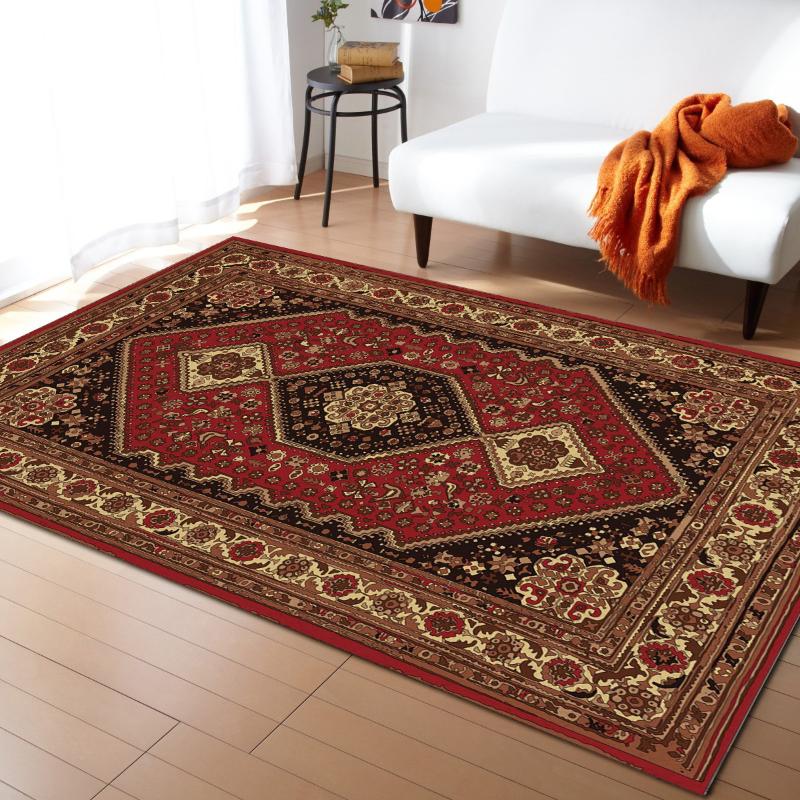 

Pattern Symbol Retro Carpet Bedroom Room Bedside Blanket Rug for Living Room Cloakroom Carpet Bedroom Decor, As pic