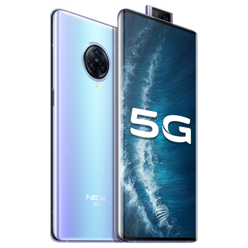 

Original VIVO Nex 3S 5G Mobile Phone 8GB RAM 256GB ROM Snapdragon 865 Octa Core 64.0MP NFC Android 6.89" AMOLED Full Screen Fingerprint ID 4500mAh Smart Cell Phone
