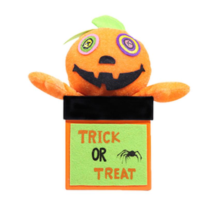 

Brand New Paper Candy Box With Handle Gifts Bag For Halloween Party Doll Cookie Jar Gift Bags