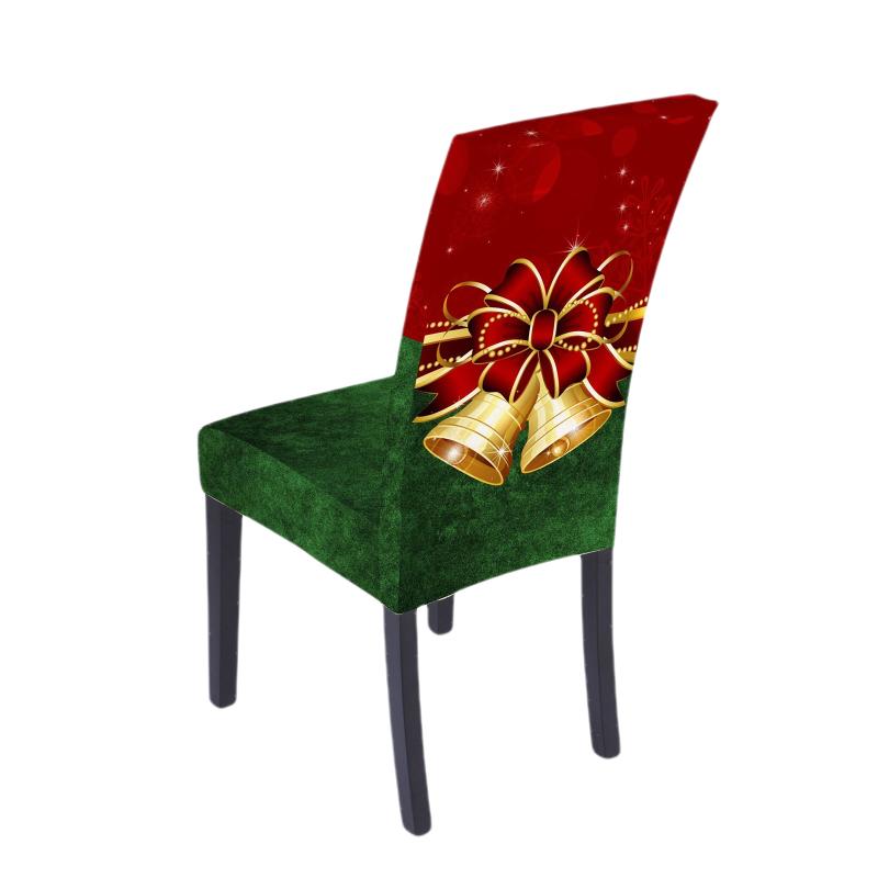 

1Pcs Xmas Elastic Dining Room Seat Chair Covers Christmas Chair Cover Stretch Slipcovers For Christmas Banquet Party Decor