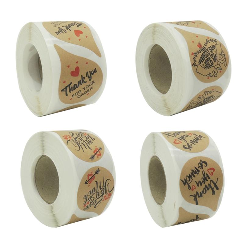 

500pcs Thank You for Your Order Sticker Handmade Baking Scrapbooking Seal Label 95