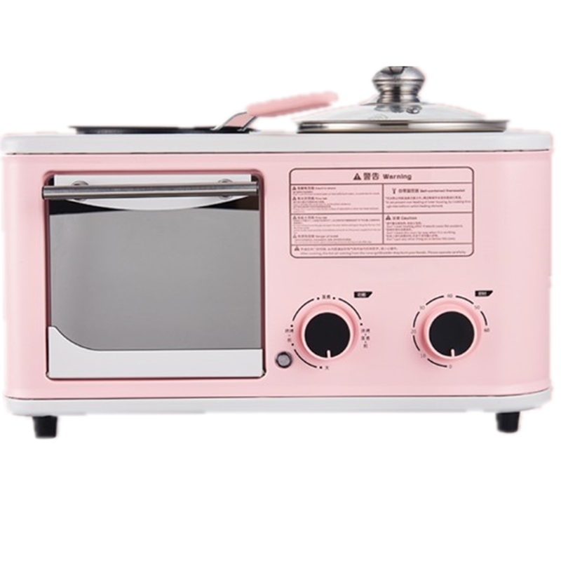 

Exquisite and simple multi-functional breakfast machine, oven, pan frying, cooking pot, three in one, more simple and convenient