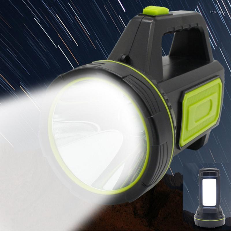 

LED Searchlight 10W 18650 Baterry 6000mAh USB Rechargeable Torch Portable Spotlight LED Lantern Outdoor Camping Light1