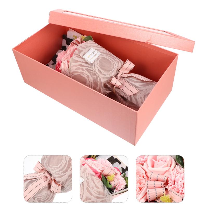 

1pc Romantic Artificial Rose Bouquet Soap Flowers Bouquet Valentine's Gift, Assorted color 2