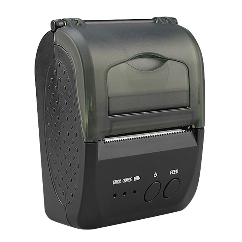 

ZJ-5809 Printer, 58mm Mini Portable Bluetooth Thermal Printer with 2000MAH Battery Ticket(US Plug