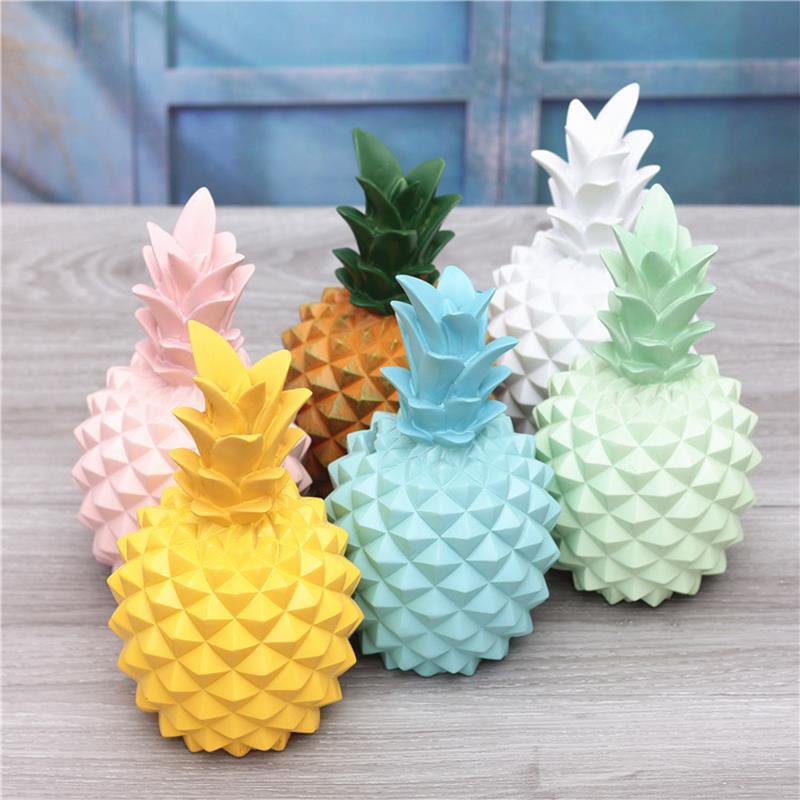 

Ceramics Pineapple Ornaments White Yellow Room Jars Lovely Goldplating Pineappleceramic Home Decoration Zakkaceramic Pineapple