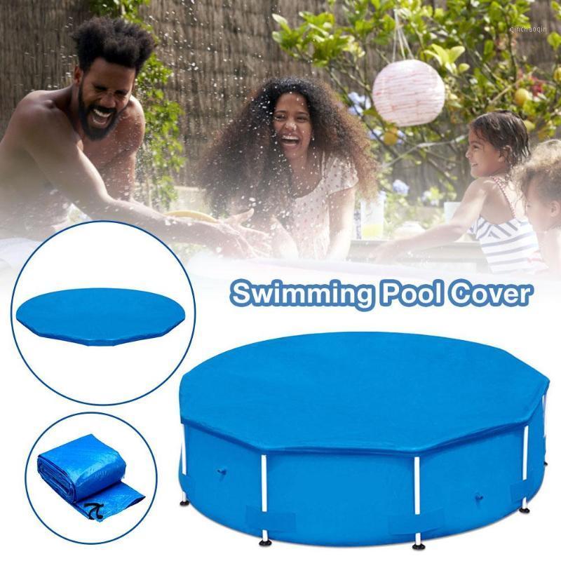 

190CM Swimming Pool Dust Cover Dustproof Rainproof Thickened Round Swimming Pool Cover Cloth Sun Shade Tarpaulin1