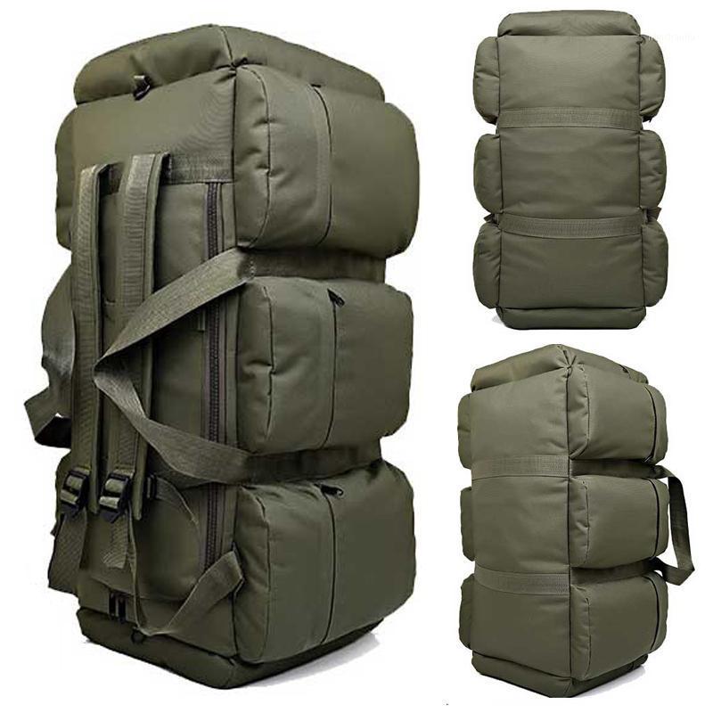 

Outdoor camping climbing travel tent shoulder bag handbag 90L large capacity oxford waterproof camouflage Luggage bags backpack1
