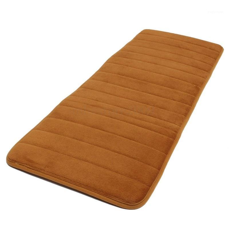 

120x40cm Absorbent Nonslip Memory Foam Kitchen Bedroom Door Floor Mat Rug Carpet Khaki1