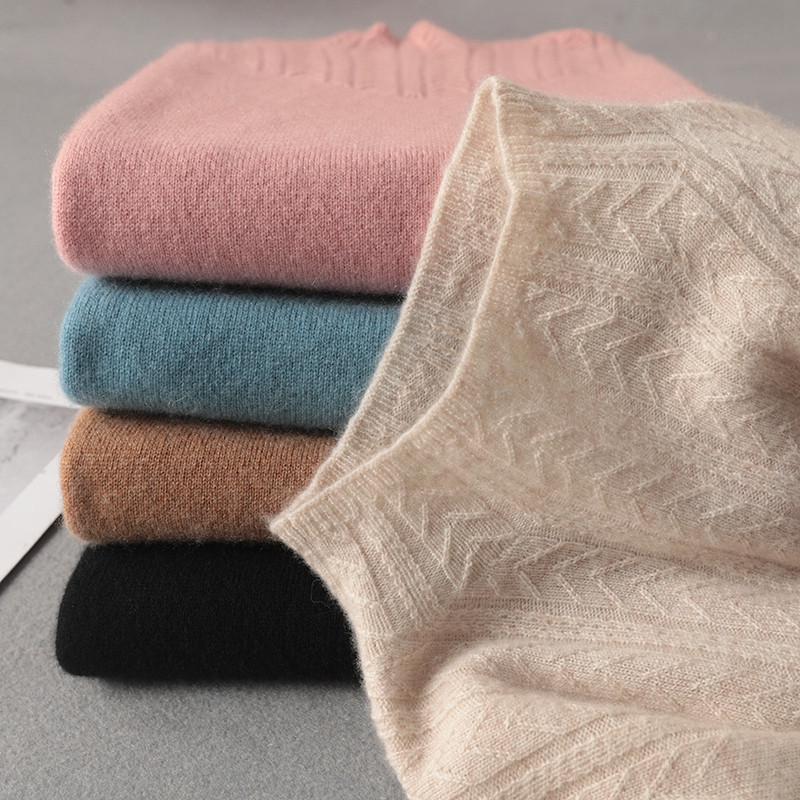 

2021 New Knitted Jumper Autumn Winter Tops Turtleneck Pullovers Casual Thick Cashmere Sweaters Women Long Sleeve Knitwear Sweater Y434 Pz9o, Pink