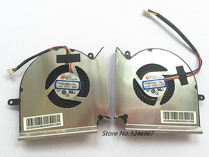 

New laptop CPU Cooling fan for MSI GE63 MS-16P1 GE73 MS-17C1 Cooler Fan PAAD060105SL N417 N418 N383 N3841