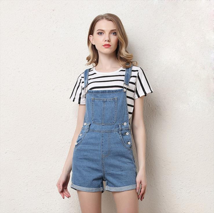 short jean romper