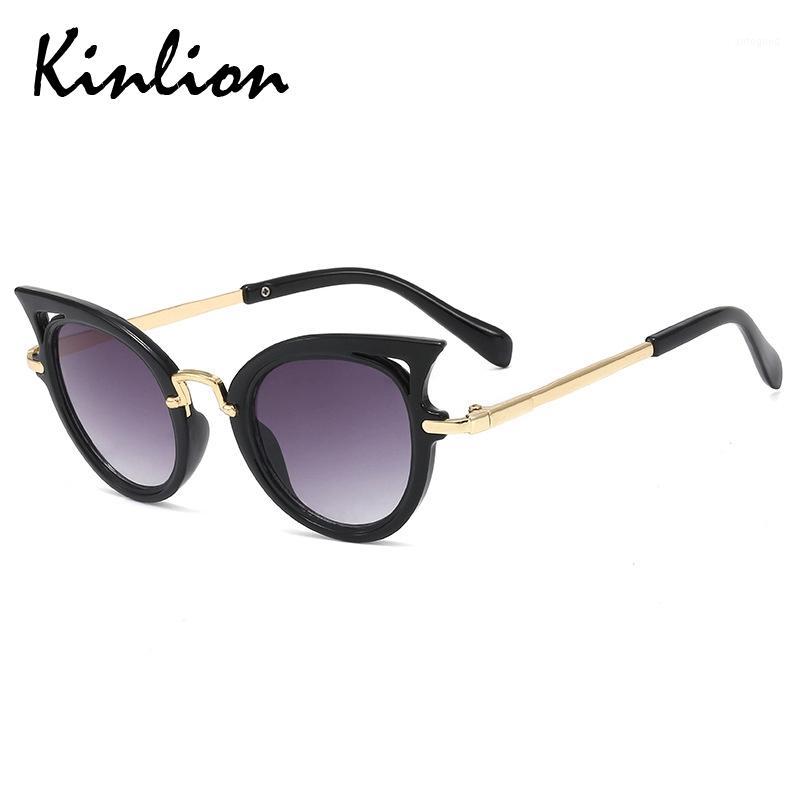 

Sunglasses Kinlion Children Cat Eye Vintage Black Child Cateye Metal Kids Sun Glasses For Girls Boys Cute Baby Eyewear Glasses1