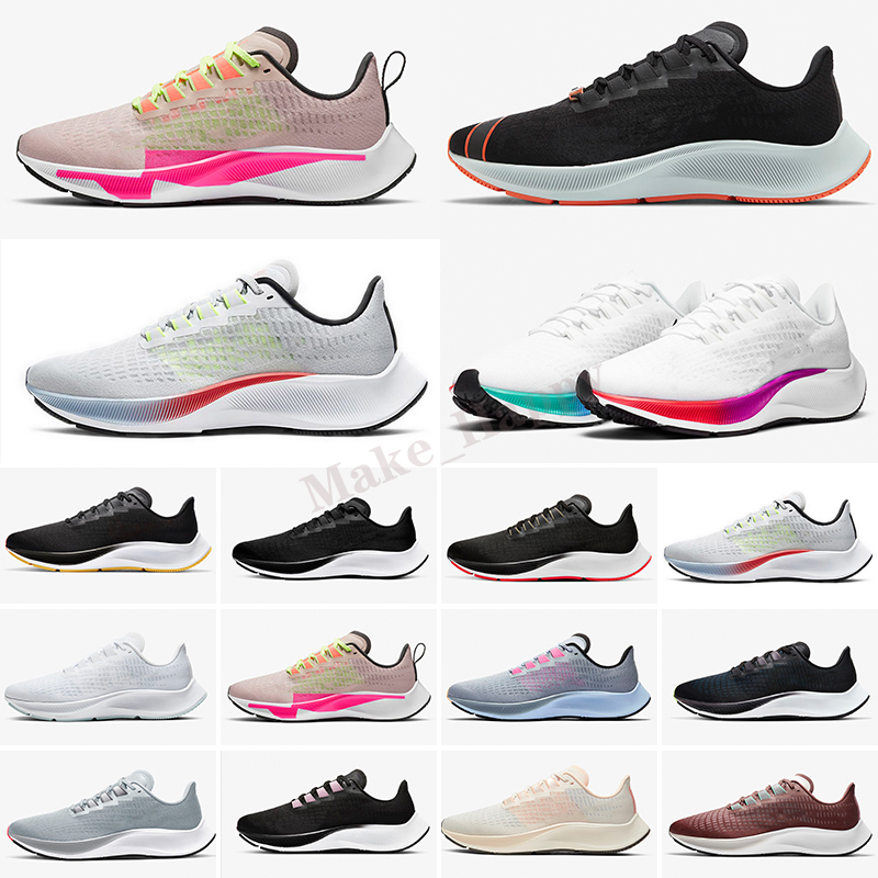 

2021 knit 37 Men Women turbo Shoes black vast grey White Blue Hero particle rose Trainers Sneakers, Color 6