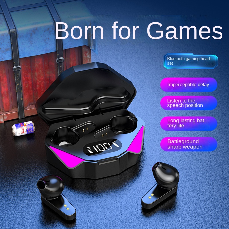 

Hot Selling Gaming Headset X15 Jerry Low Latency 5.1 Bluetooth LE Headset, Black