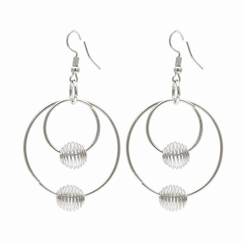 

KobitAce Oversize Big Circle pendientes Hoop Earring For Women Simple Punk aretes multilayer Round spiral Earrings Party Jewelry