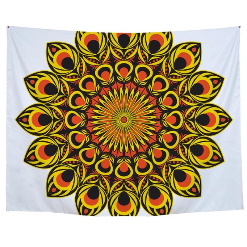 

Hippie Tapestry Wall Hanging 100% Polyester 150x200cm Mexican Home Decoration Blankets Dorm Decor Macarame