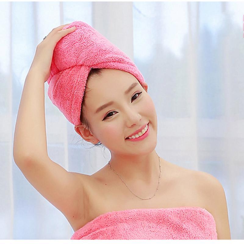 

Bath towels for women Microfiber towel bath towels Soft Skin-friendly Brand Coral Velvet Dry Hair Cap for adults1, Red