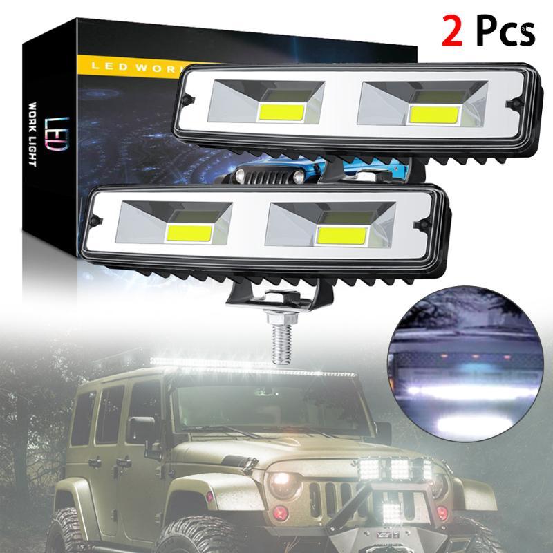 

2X 18W 12V COB Work Light Bulb Spot Beam Bar Car SUV Off Road Driving Fog Lamp1