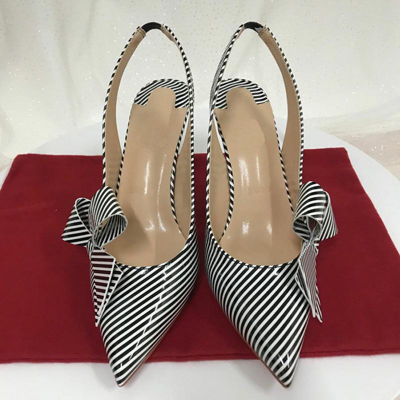 

2021 New Baotou Sandals Women Pointed Toe Shallow Mouth Thin Heeled Back Strappy High Heels Women Back Empty Single Shoes, White (8cm)