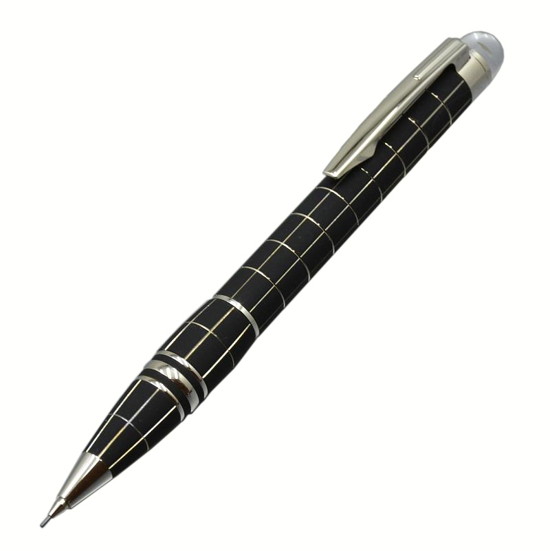 

YAMALANG Luxury Pen Black Resin Pencil Mechanical White Star Pencil 0.7mm Office School Supplies Special Metal Pencils