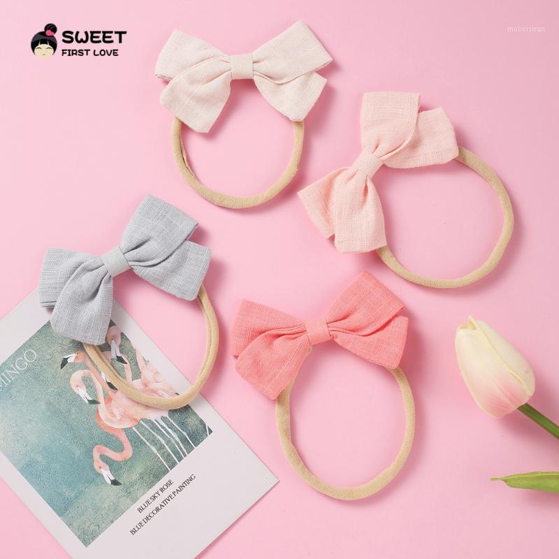 

New Big Large Bow Baby Girl Nylon Headbands Newborn Toddler Cotton Elastic Hairband Solid Traceless Hair Bows For Baby Girls1, Nsfb-9794-2a1lan