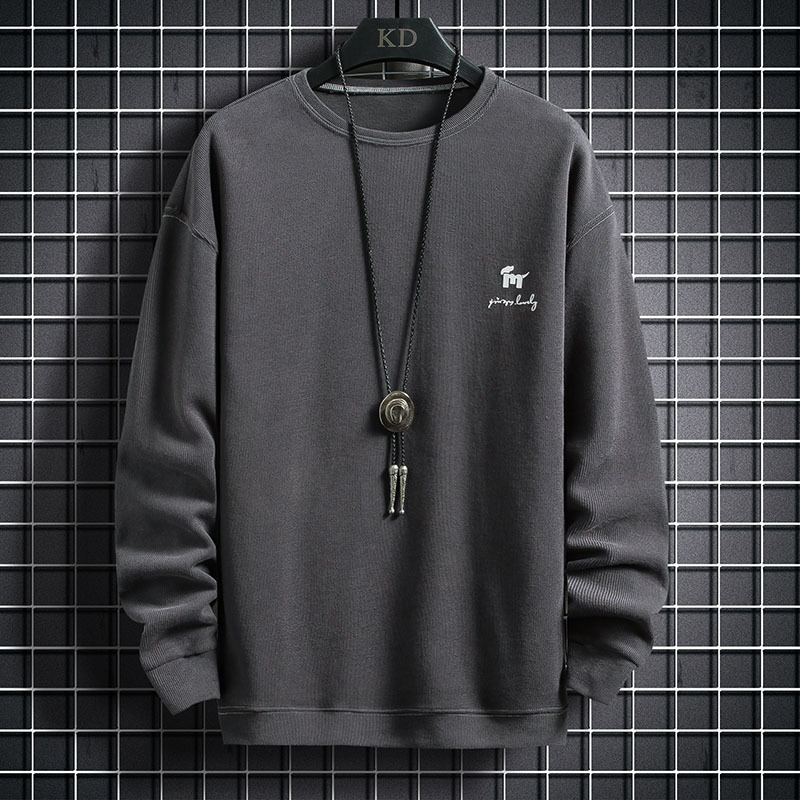 

Japan's casual neck 2020 new black thick male hoodie style hip hop wool high streetwear clothes ONGN, 31317