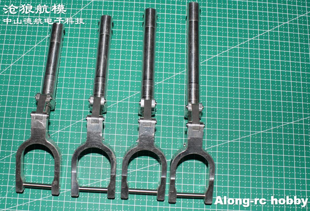 

RC Airplane Part 125 135 145 155 165mm175mm Strengthened Damping Kneeling Landing Gear Not With Wheel Worm Shock Tripod Suitable for 5-10kg Aircraft EDF Plane Models