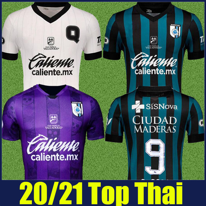 

2020 2021 Mexico Querrtaro soccer jersey K.RAMIREZ S.SOSA J.VELAZQUEZ football jersey Camiseta de Querrtaro Dia de Muertos 3rd jersey 20/21, 2020 away