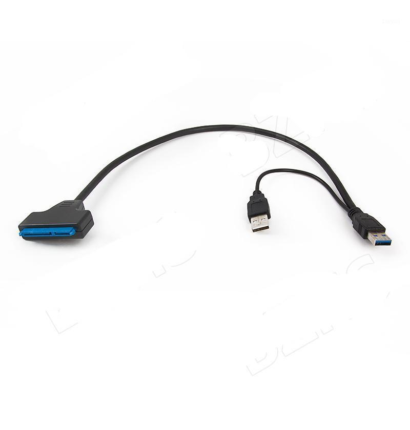 

L Mini size small simple use USB2.0 + USB3.0 to 2.5 " SATA drive line 22pin port SATA cable with power supply1