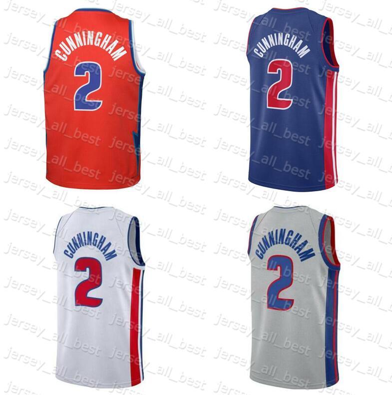 

Basketball Jerseys 2 Cade Cunningham 2021-22 city jersey Men Youth S-XXL, With logo