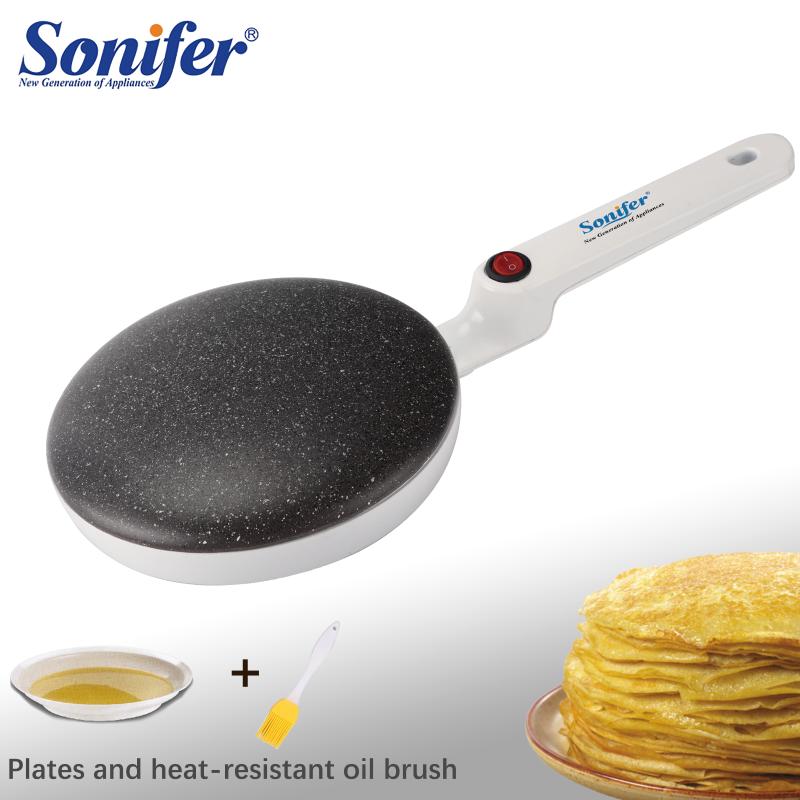 

Electric Crepe Maker Pizza Pancake Machine Non-Stick Griddle Baking Pan Cake Machine Kitchen Cooking Tools Sonifer