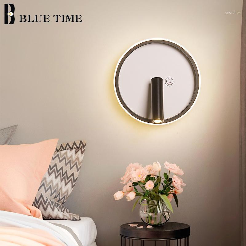 

Bedroom Lamps Modern LED Wall Lamps For Living Room Bedside Lights LED Strip Creative Corridor Wall Lights Indoor Lighting 12w1