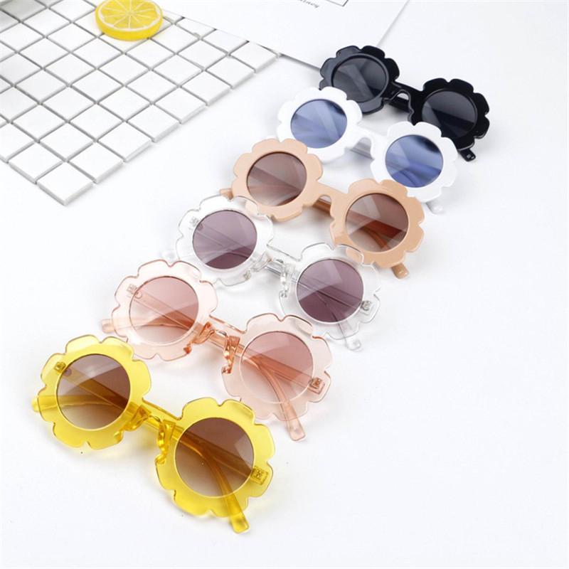 

2020 Kids Sunglasses Child Sun Glasses Round Flower Baby Children Fashion Sport Sunglasses Girls Boys Oculos De Sol
