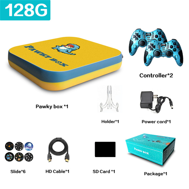 

Pawky Box Game Console Nostalgic host for PS1/DC/Naomi 40000+ Games WiFi Mini TV Kid Retro 4K Video Game Player