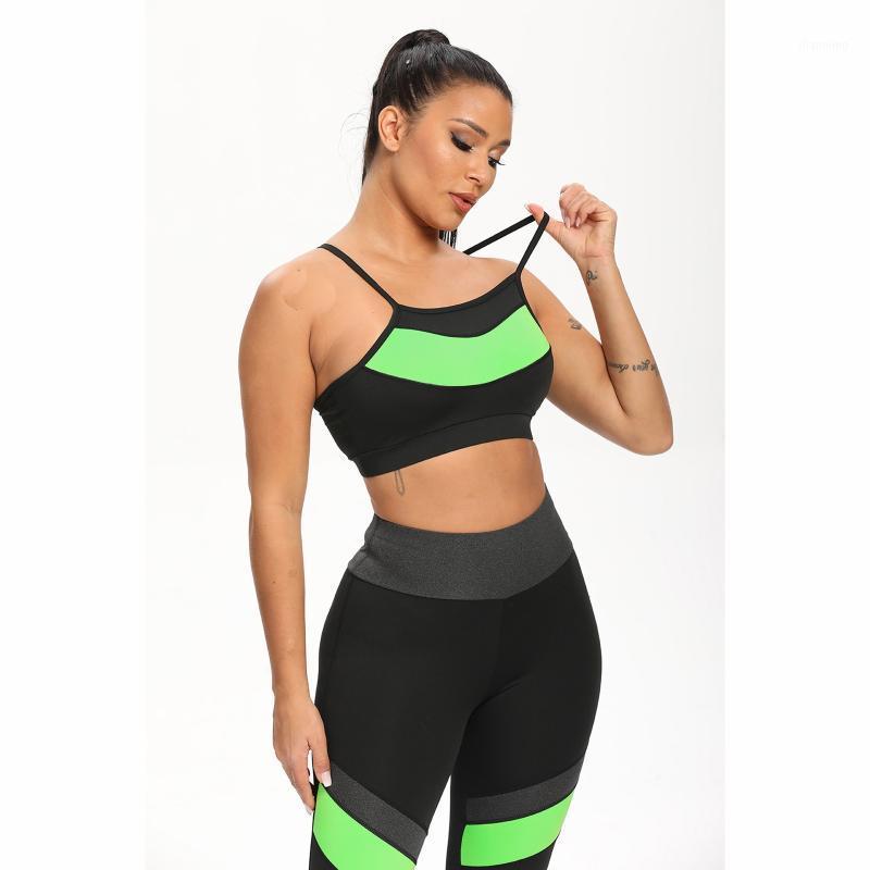 

Women Sports Underwear Training Shockproof Sports Bra Breathable Seamless Mesh Quick-Drying Running Yoga Tank Tops#401, Green