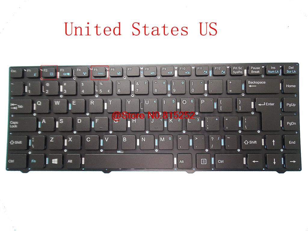 

Keyboard for Shuttle E14 MP-11J78LA-F5163 MP-11J78MU-F5175 MP-11J78TO-F516 MP-11J78GB-F51S MP-11J78PA6F5172 MP-11J78US-F51T