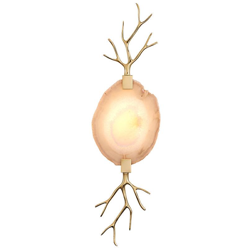 

Modern Agate Wall Light E14 Light Creative Luxury Living Room Dining Room aisle bedside Wall Lighting Agate Lamp