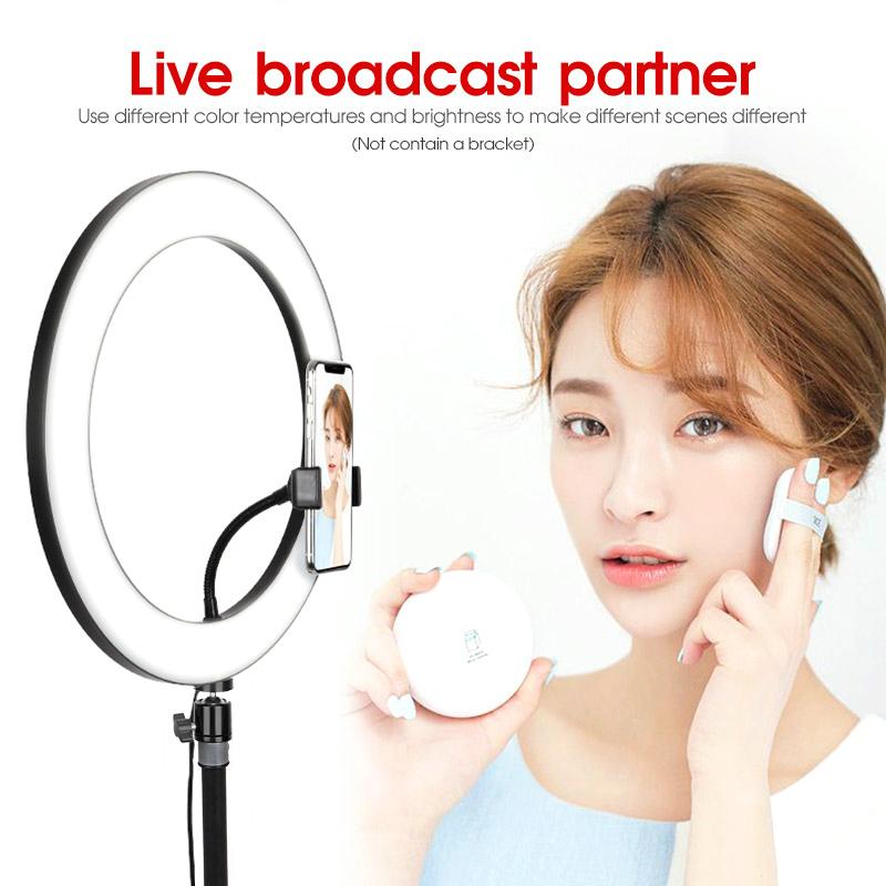 

6.2/8/10/12 inch Ring light lamp Ringlight Photography Fill Light 1.47M Tripod Dimmable Selfie LED Ring For Youtube Makeup
